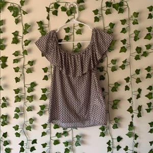 Off the shoulder tee shirt